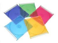Unique Semi-clair 5.2mm Coloré Cd/Dvd Jewel Storage Case Tray Color Cases
