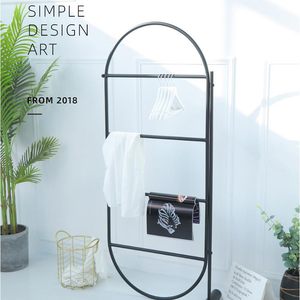 رف معاطف ملابس حديث من الفولاذ المقاوم للصدأ بتصميم عمودي للمنزل لغرفة النوم وغرفة المعيشة والحمام على الطراز الغربي للفنادق - Product Image 3