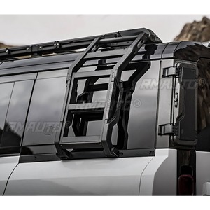 บันไดปีนหลังคา บันไดขยายสำหรับวางสัมภาระบนหลังคา สำหรับ Land Rover Defender 90 110 ปี 2020-2025 ชุดแต่งตัวถัง - Product Image 4