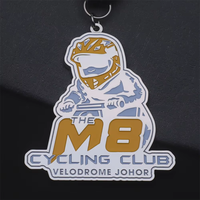 Médaille de cyclisme personnalisée pour enfants, émail souple, conception de logo M8 pour le Strider Cup, le Championnat du Monde, souvenir de club