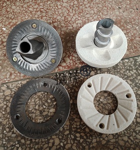 Mini Small Wet and Dry Grain Milling Machine Disc Rice Flour Mill Parts with New Disc Steel &amp; <strong>Sand</strong> - Product Image 3