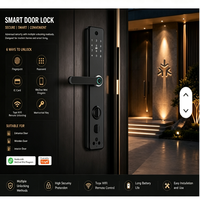 Cerradura Inteligente FM128 para Puerta de Aluminio con Control en la Nube y por Aplicación a través de la App Tuya