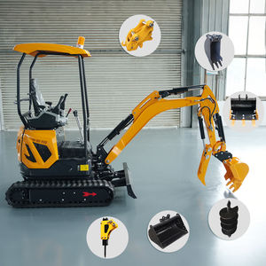 무료 배송 미니 굴삭기 1.8 톤 에파 엔진 디젤 농업 소형 마이크로 가방 과수원 유압 크롤링 작은 굴착기 - Product Image 3