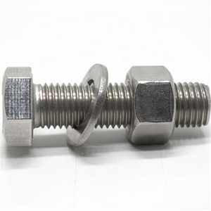 Manufacture Stainless Steel 316 Hex <b>Bolt</b> and Nut Flat 304 <b>M3</b> M6 20mm DIN933 Hex Nuts and <b>Bolts</b> Nuts <b>Bolts</b> and - Product Image 2