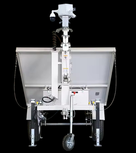 กล้องวงจรปิดมาตรฐานสากลแบบโซลาร์เคลื่อนที่บนรถพ่วงเพลาเดียว กันน้ำ DC24V กล้องเน็ตเวิร์ค MOQ ต่ำ รุ่น VTS2P-M - Product Image 4