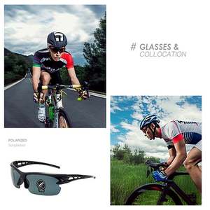 Lunettes de soleil polarisées anti-éblouissement pour hommes, avec logo personnalisé, vente en gros à prix d'usine, lunettes de conduite, lunettes de vision nocturne pour hommes - Product Image 6