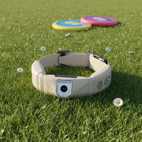 Collier de suivi GPS intelligent pour animaux de compagnie avec caméra 4K, rechargeable, anti-perte et dresseur pour chiens