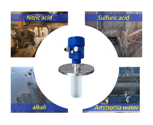 Capteur de niveau radar à onde continue à bas prix en gros pour l'acide nitrique acide sulfurique alcalin ammoniac eau - Product Image 4