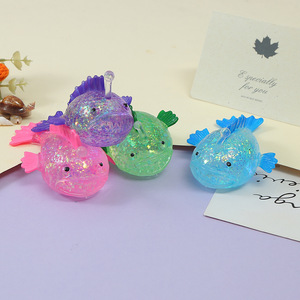 Most Popular Novelty TPR Maltose Lanternfish <b>Squishy</b> Stick Stretchy Decompression Sensory Squeeze Toy for Kids and Adults - Product Image 5