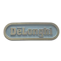 Plaque signalétique en aluminium moulé sous pression, résistante à la corrosion, écologique, pour machine à café, peinte par pulvérisation, haute brillance, avec adhésif puissant