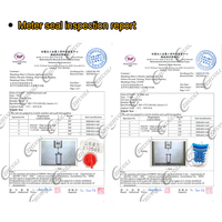 Sello de Seguridad Antirrobo F015 de Alta Transparencia con Cierre Giratorio para Medidores de Agua Eléctricos, Cable Recubierto de Plástico de 150 mm, Material ABS+PC, QR