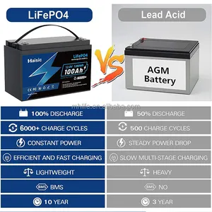 Competitive Price Lithium Ion Battery 12v 100ah Ups Lifepo4 Battery With Balance Bms Deep Cycle 40ah 50ah 75ah 100ah 200ah