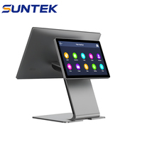 Terminal Punto de Venta SUNTEK SC1 Cuadrado con NFC, Wi-Fi 6, USB, Pantalla Táctil de 15.6/10.1 Pulgadas para Android
