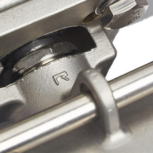 Vanne à bille pneumatique en acier inoxydable haute température personnalisée Chimaco Q611F-16P Conception interne en trois parties pour la libération d'eau - Product Image 2