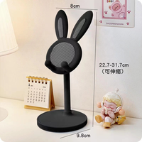 2024 Offre Spéciale réglable mignon lapin nouveauté crochets support de téléphone en plastique et support de tablette de bureau pour les enfants