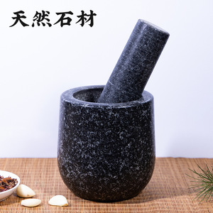 Stone Garlic Mortar And Pestle Large Manual <b>Grinder</b> For Peeling Garlic <b>Herb</b> Spice Tools - Product Image 4