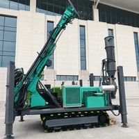Foreuse hydraulique diesel sur chenilles télécommandée avec moteur, profondeur de forage max. 100 m, pompe à engrenages pour l'exploration minérale et géologique