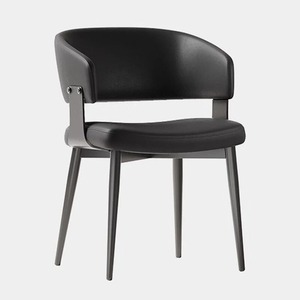 Silla de Comedor con Respaldo para Adultos, Silla de Cuero <span class=keywords><strong>Simple</strong></span> para <span class=keywords><strong>Restaurante</strong></span>, Silla de Negociación para Uso en Interiores de Villas y Restaurantes - Product Image 5