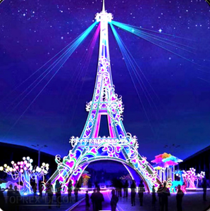 3D đa màu sắc năng động IP65 cảnh quan độc đáo đồ trang trí Giáng sinh năm mới trang trí sự kiện ngoài trời 3D LED tháp ánh sáng cho các sự kiện - Product Image 4