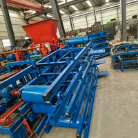 Machinerie de construction de bâtiments, machine automatique de fabrication de briques en ciment, machinerie de fabrication de briques