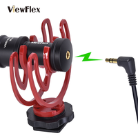 ViewFlex VF-M10 Professionnel À Condensateur Cardioïde Caméra Vidéo Micro Canon avec Support Antichoc