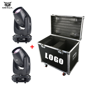 2pcs 260W Sharpy 9R DJ Disco <span class=keywords><strong>LED</strong></span> ánh sáng sân khấu DMX chùm di chuyển đèn đầu với trường hợp chuyến bay - Product Image 1