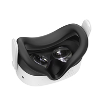 Pour Oculus Quest 3s VR Silicone Face Pad Couverture Casque Accessoires VR Visage Coussin Pad Masque Casque Couverture pour Oculus Quest 3s VR