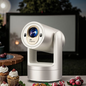 Proyector LED para exteriores Keystone 4K de enfoque automático de mayor calidad J3 2,4G/5G Wifi 6 Batería incorporadaProyector portátil de cine en casa - Product Image 1