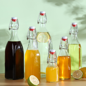 Vente en gros de bouteille en verre vintage à couvercle oscillant de 1 litre/<span class=keywords><strong>33</strong></span> oz à couvercle rabattable pour brasser des boissons huile vinaigre <span class=keywords><strong>bière</strong></span> et tequila - Product Image 2