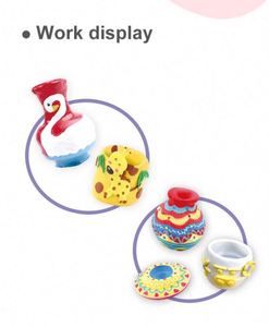 Máquina de Cerámica Eléctrica Giratoria Hecha a Mano con Arcilla de Girasol para Niños y Padres - Product Image 2