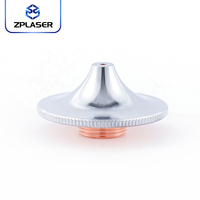 ZPLASER D28-C-15-Dp haute vitesse buse Laser pour accessoires de Machine Laser à Fiber cuivre rouge Double couche buse de découpe Laser
