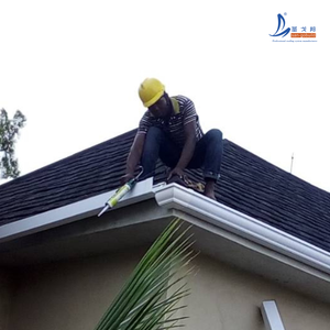 Système de drainage de toiture africain moderne Sangobuild, léger, durable, résistant à la corrosion, écologique, gouttières et tuyaux en <span class=keywords><strong>PVC</strong></span> - Product Image 3