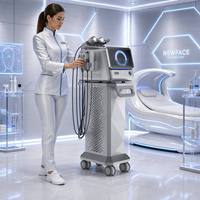 NewFace Custom Logo OEM Hydrodermabrasion Machine CO2 Bubble Water Dermabrasion Hydro Beauty Facial Machine with Skin Analyzer
