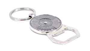 พวงกุญแจโลหะอเนกประสงค์พร้อมที่เปิดขวดและปฏิทิน สำหรับของขวัญส่งเสริมการขายขององค์กร - Product Image 2