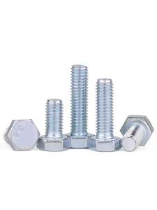 Hoge Sterkte Gegalvaniseerde Buitenste Zeshoekige Schroefstang M6 M8 M10 M12 M14 M16 M20-M3 4.8 Kwaliteit Tappende Schroeven 0Mm Draadmaat - Product Image 4