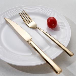 Set di posate lucide Set regalo per festa di nozze d'oro Set regalo per Hotel <span class=keywords><strong>usato</strong></span> ristorante - Product Image 4