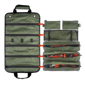 2025 Top Quality Customized <b>Tools</b> Canvas <b>Bag</b> Wrench <b>Roll</b> Organizer for Mechanics - Product Image 1