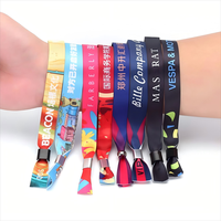 Nouveau design personnalisé bracelet en satin pour festival bracelets promotionnels par sublimation pour événements