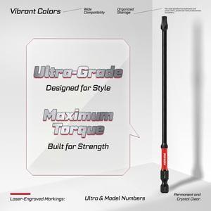 Bộ tua vít đầu <span class=keywords><strong>Torx</strong></span> siêu bền GEINXURN 150mm 6 inch, 13 chiếc, gồm các loại T7 <span class=keywords><strong>T8</strong></span> T9 T10 T15 T20 T25 T27 T30 T40, thép S2 - Product Image 4