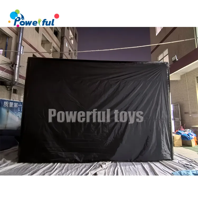Hot Selling Airtight Custom Outdoor Inflatable Golf Practice Simulator Tent Screen Inflatable Movie Screen Tent