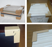 Rouleau de papier Kraft pour emballage de palette, matériel de Protection des bords en carton marron