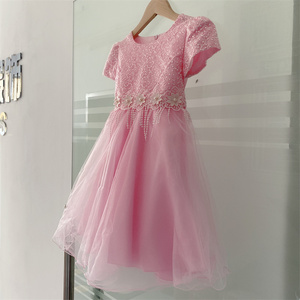 Di alta qualità Turchia pageant Rosa principessa tutu delle ragazze party dress 5 anni girl dress abbigliamento abito vestiti per il bambino ragazza - Product Image 6