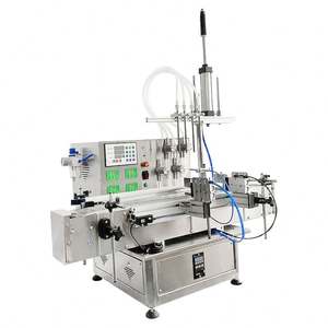 Machines de remplissage automatiques à 4 têtes pour sauce chili, pâte, shampoing, savon, bouteilles en plastique, jus d'orange, miel, parfum - Product Image 4