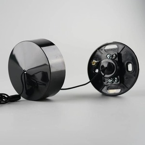 Interruptor de techo WK 1 gang 2 way 6 amp, negro - Product Image 1