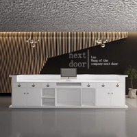 Comptoir de réception, salon de beauté, salon de coiffure, caissier, comptoir de réception, comptoir de paiement, simple, moderne, hôtel, petit bar, minimaliste, 40KG