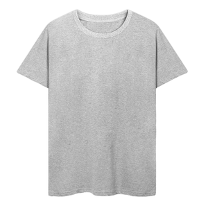 T-shirt à col rond décontracté au design optimal, coupe ample, tricoté 120 g/m², 100 % coton respirant, anti-plis, séchage rapide, logo personnalisé, manches courtes - Product Image 1