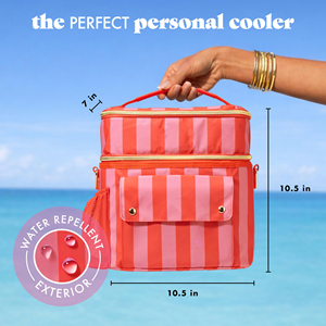 Fit Fresh Sidekick Insulated Cooler Bag Dual Compartment Leakproof Soft Sided Lunch Cooler Small Cooler Bag with Crossbody Strap - Product Image 3