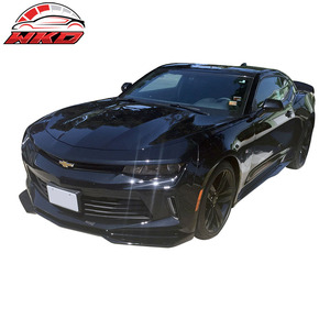 Compatible con Chevrolet Camaro LT y RS 2016-2018, Labio de Parachoques Delantero Estilo ZL1, Fibra de Carbono con Acabado Hidrográfico (Brillante/Liso) - Product Image 2