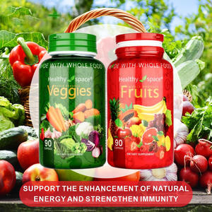 Cápsulas de Verduras y Frutas de Alimentos Enteros 90 Unidades Apoyo Energía Natural Sistema Inmunológico Bienestar General - Product Image 2