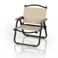 Chaise pliante Kermit en acier carbone massif, robuste et moderne, haute stabilité, pour le camping en plein air, les pique-niques, la pêche, la plage, le parc
